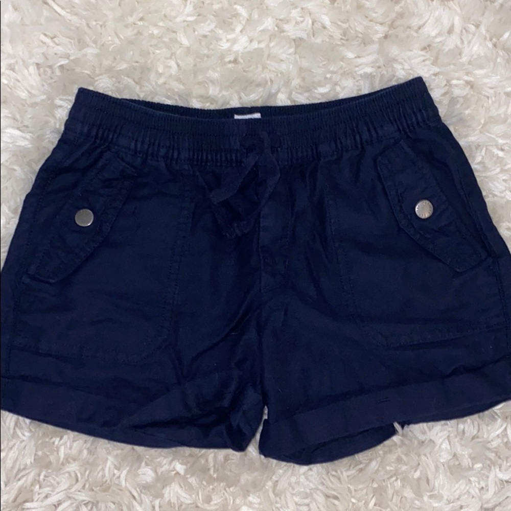 Gap kids navy shorts Size large.